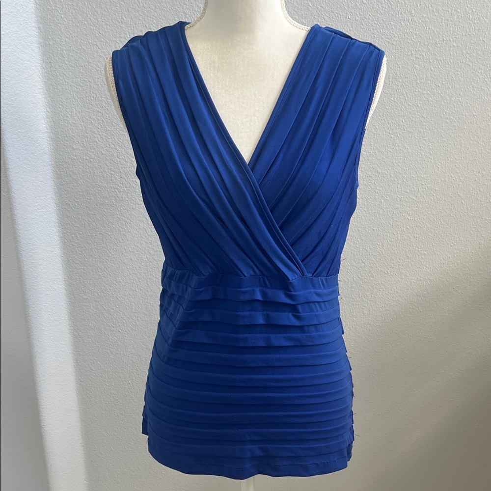 Ricki's Royal Blue Pleated Blouse